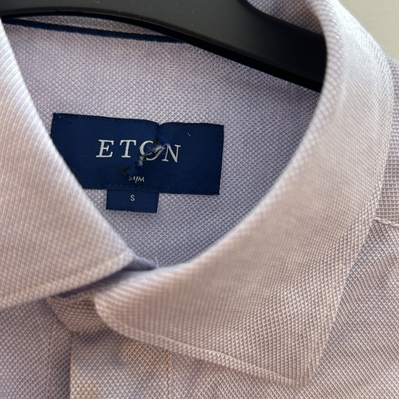 New eton shirt with small stain priced to sell - Picture 2 of 3